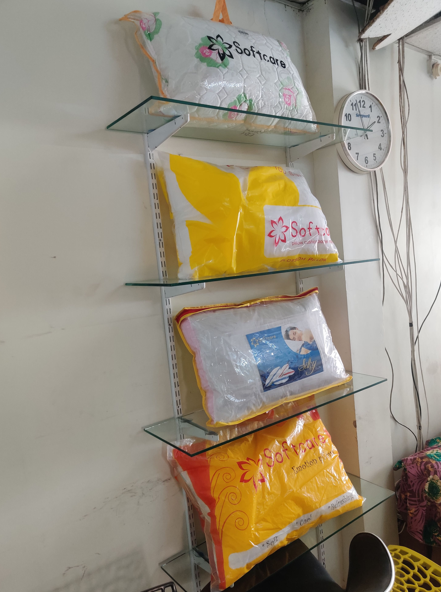 Softcare striped pillow packaging
